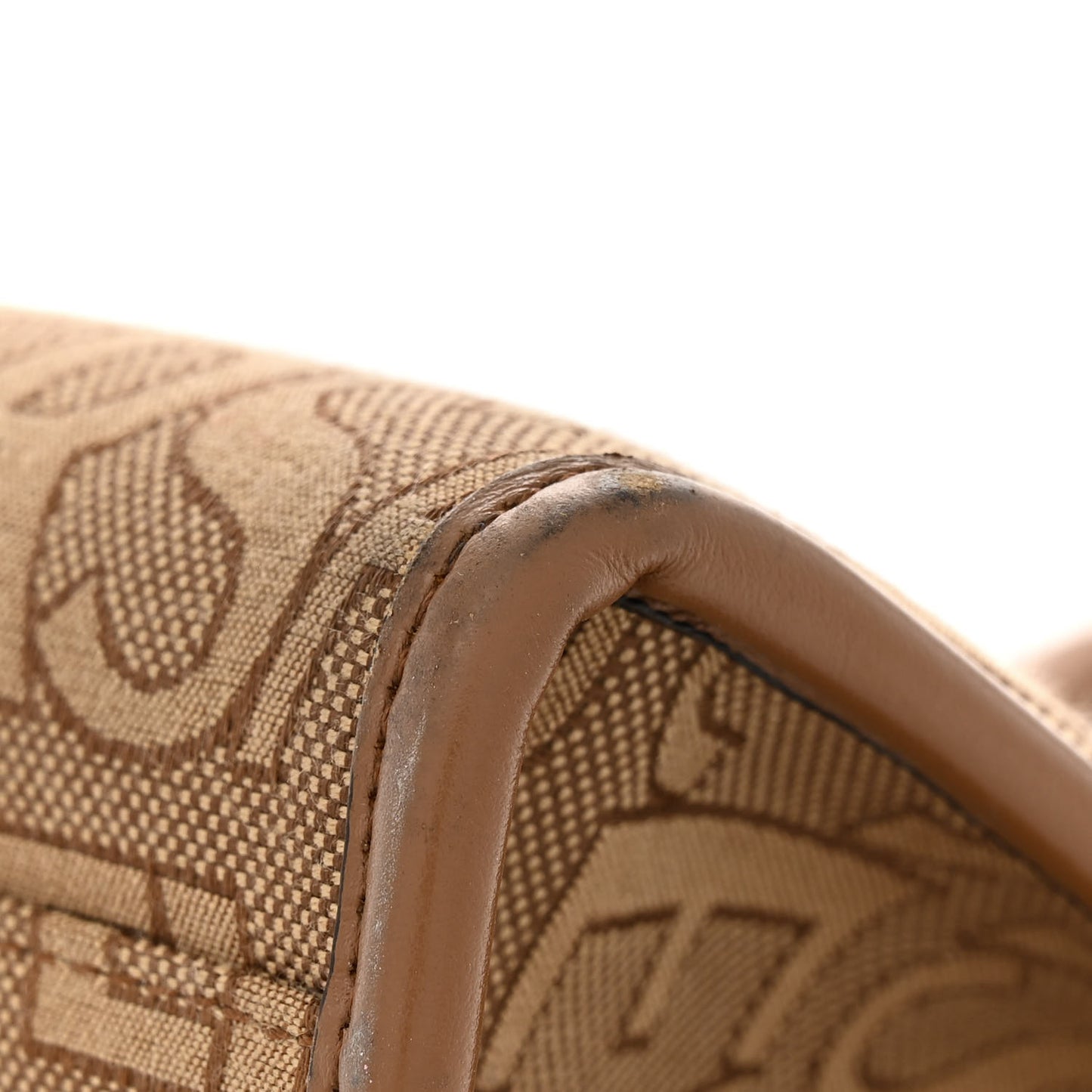 Jacquard Canvas Large Allover Medusa Tote Beige