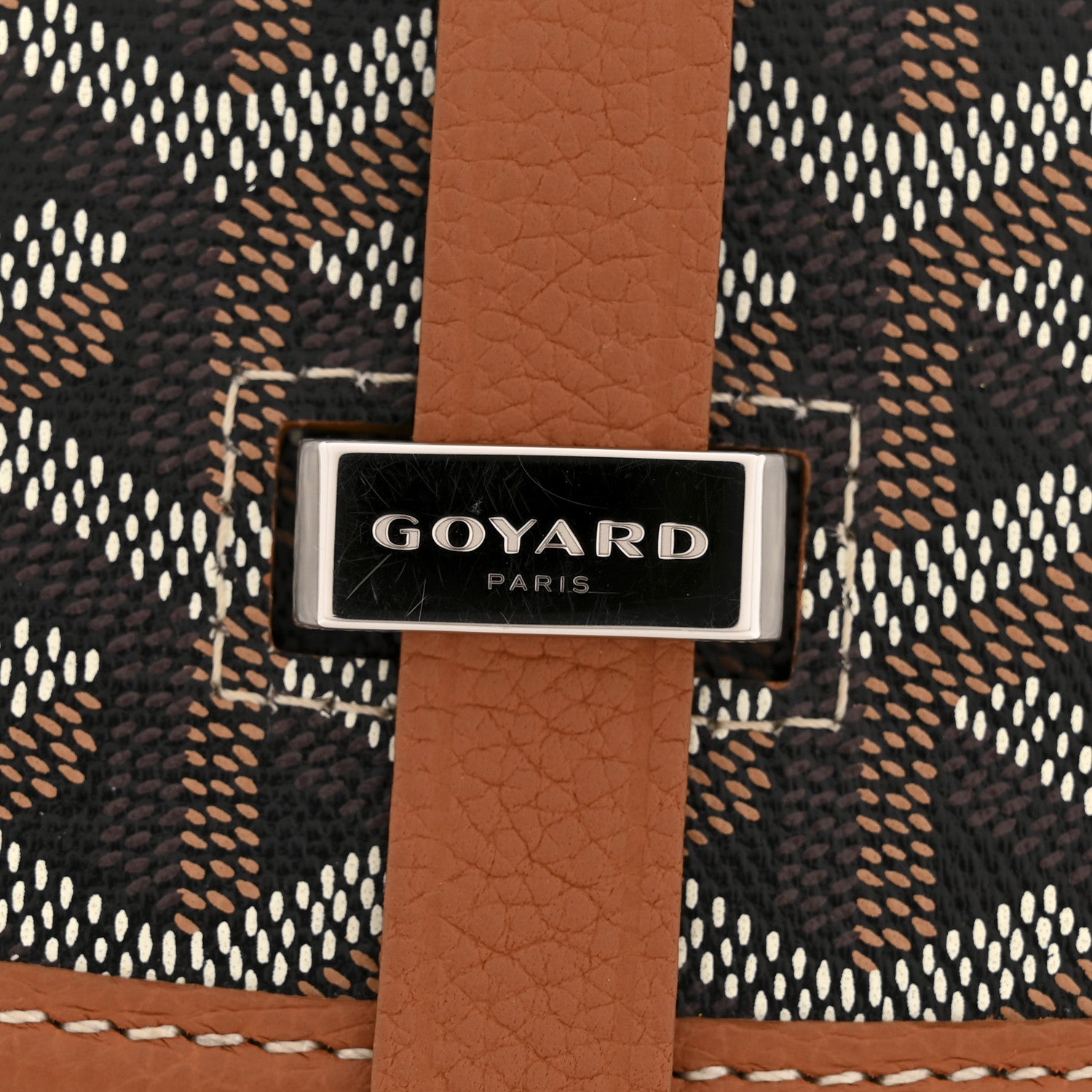 Goyard Goyardine Belvedere II PM Messenger Bag Black Gold 11 of 11