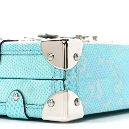 Louis Vuitton Iridescent Karung Petite Malle Blue Petrol 8 of 10