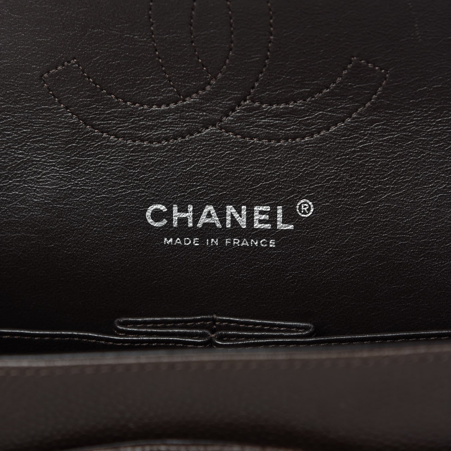 Chanel Caviar Quilted Medium Double Flap Brown 8 of 10