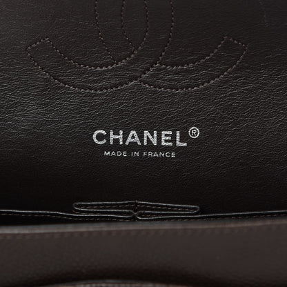 Chanel Caviar Quilted Medium Double Flap Brown 8 of 10