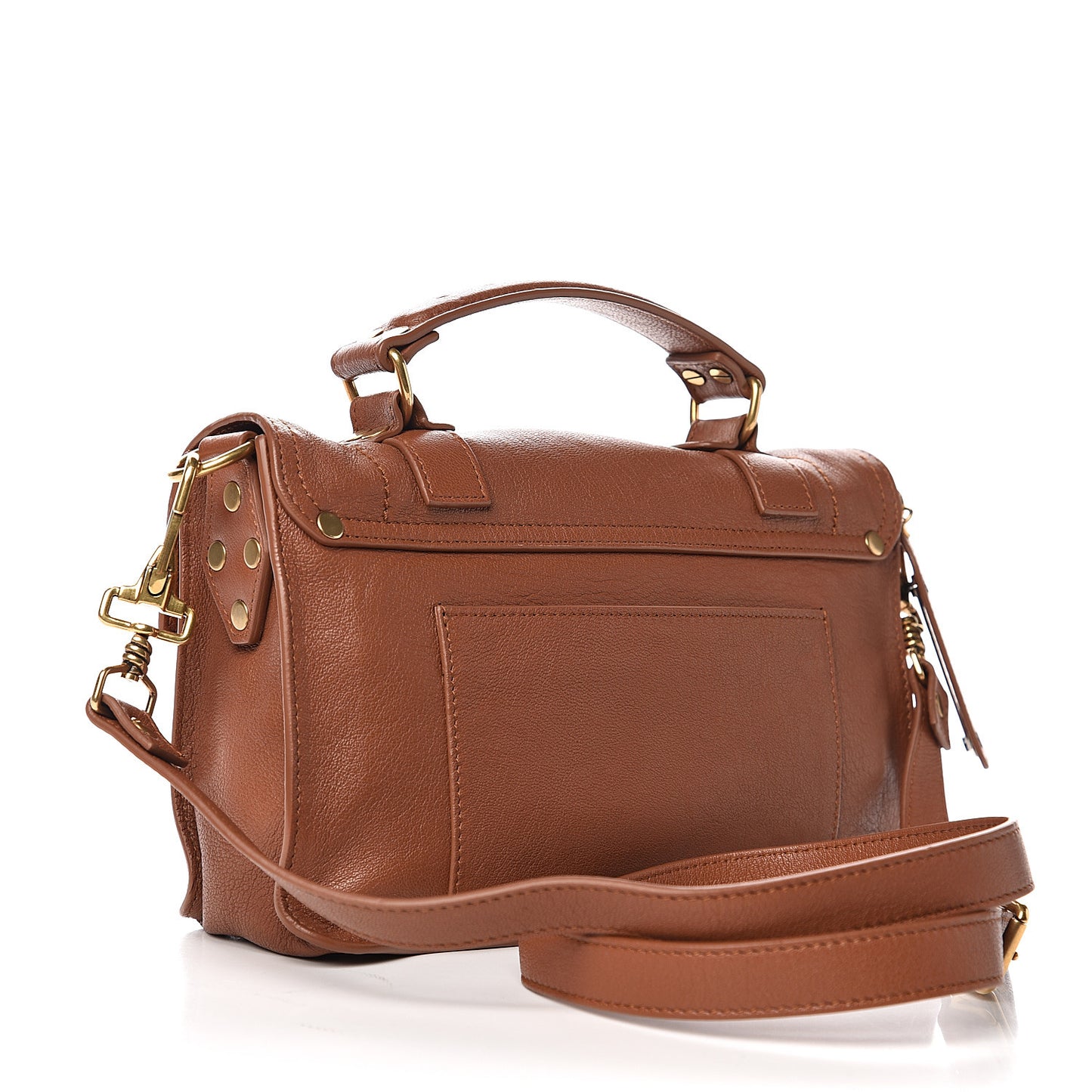 Lambskin Tiny PS1 Satchel Saddle