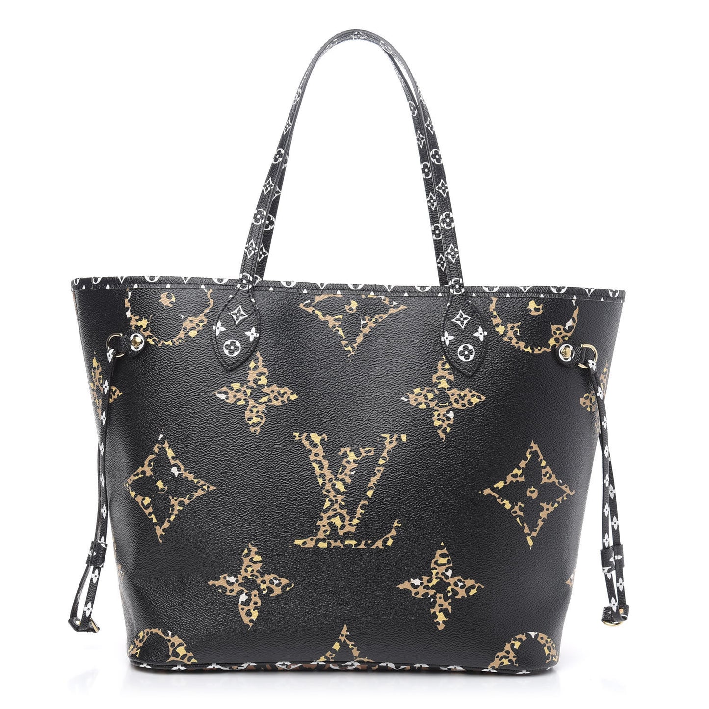 Monogram Giant Jungle Neverfull MM Black