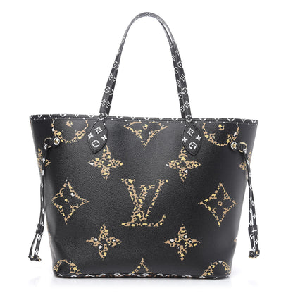 Louis Vuitton Monogram Giant Jungle Neverfull MM Black 1 of 9
