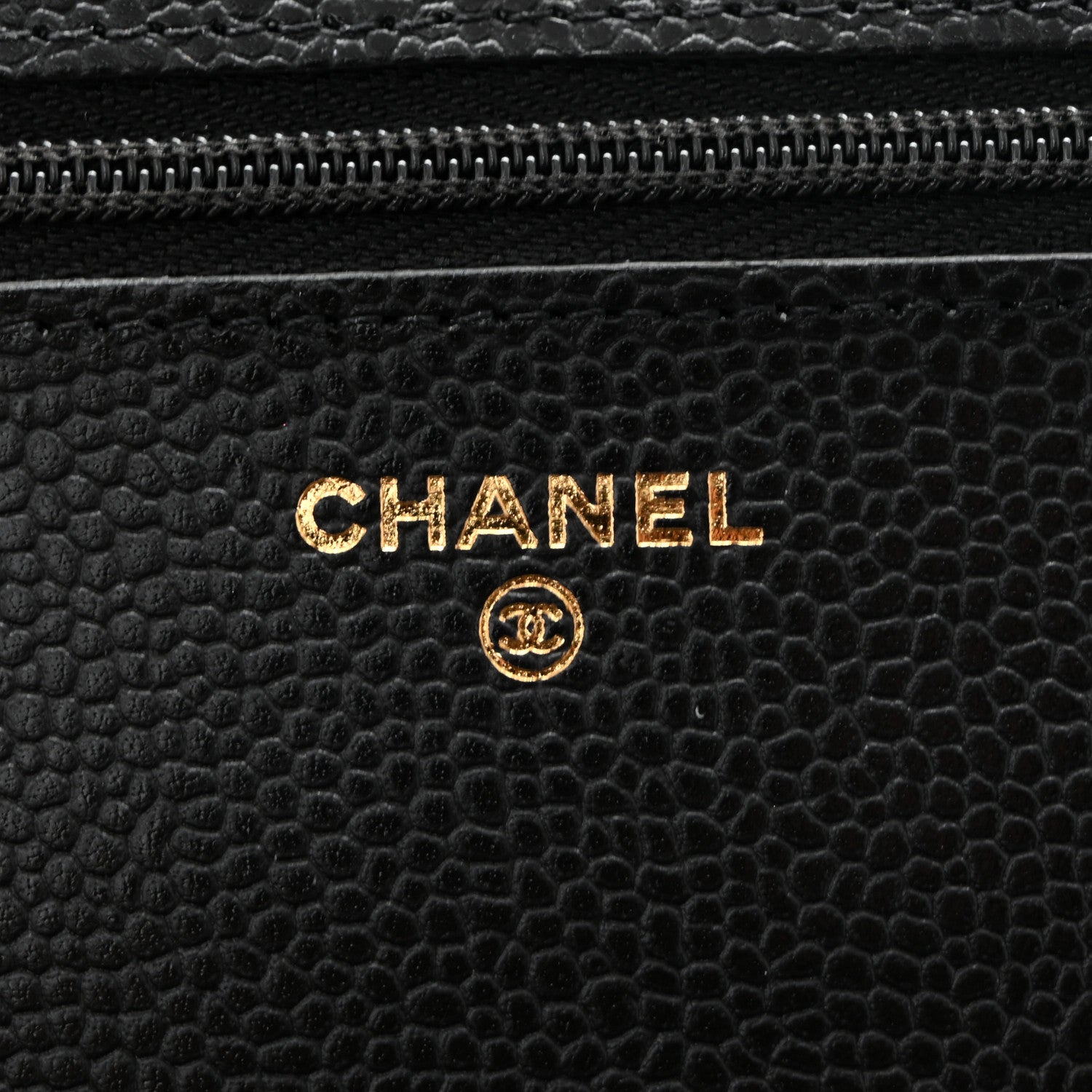 Chanel Caviar Quilted CC Turnlock Wallet On Chain WOC Black 6 of 12