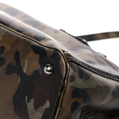 Prada Saffiano Camouflage Military Tote Mimetico 11 of 20