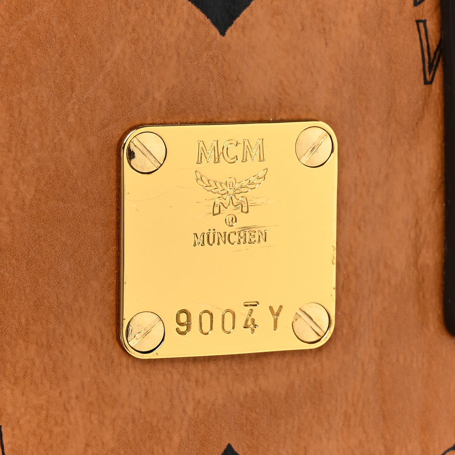 MCM Visetos X-Mini Aren Tote Cognac 6 of 9