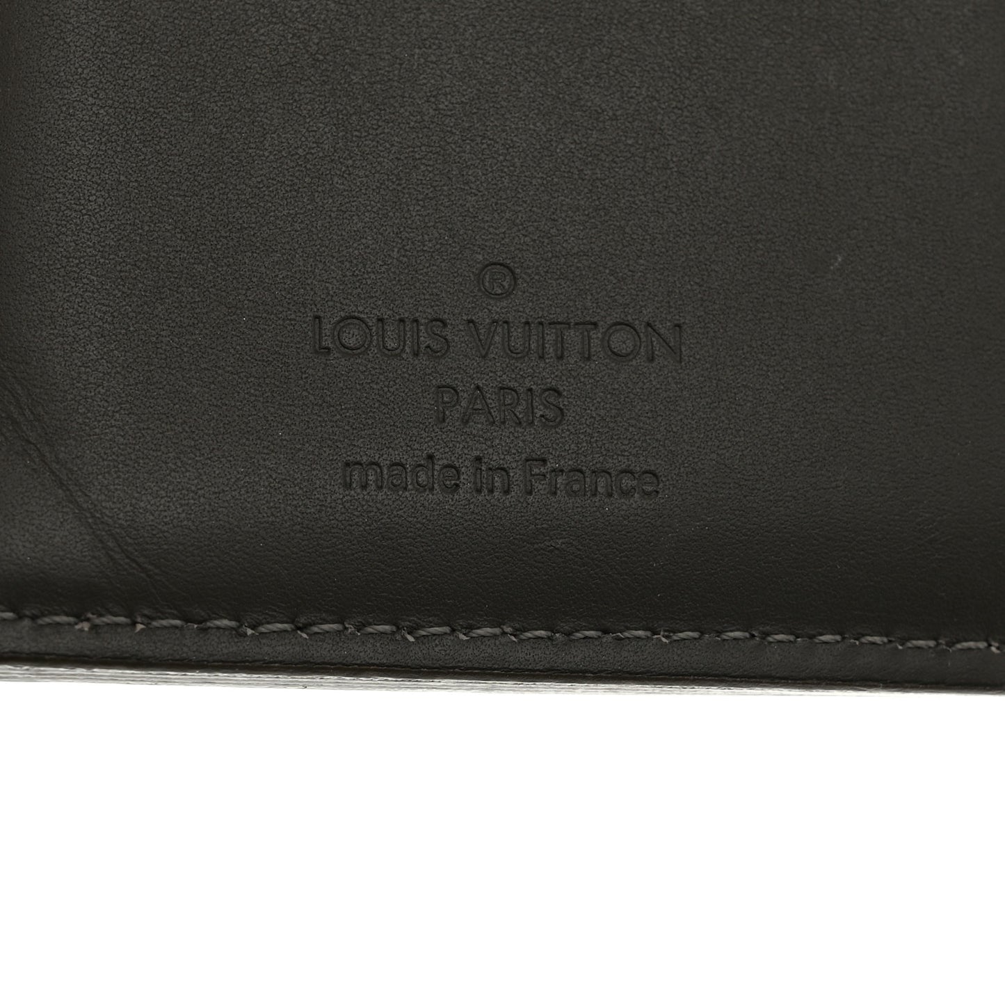 Vernis French Purse Wallet Gris Art Deco