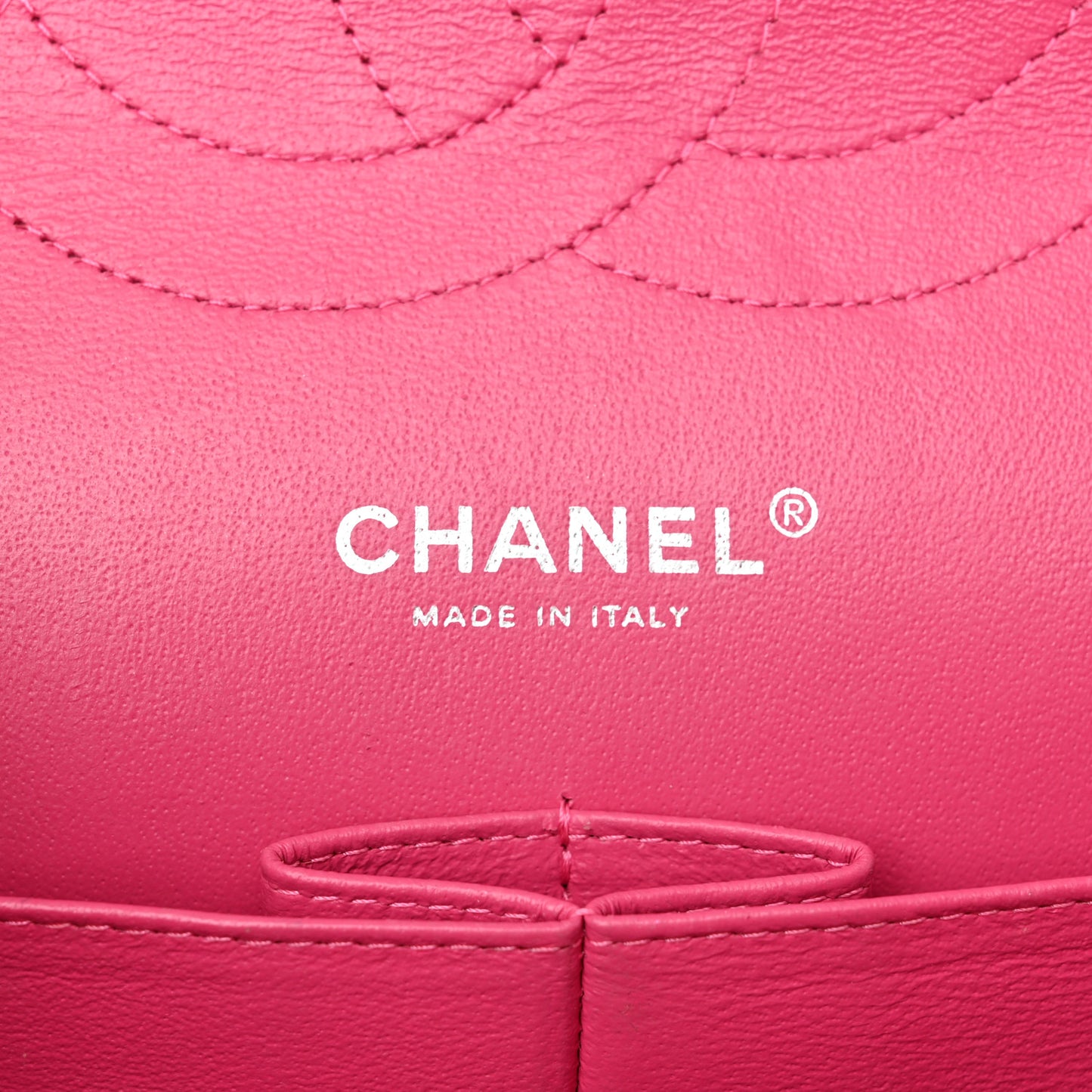 Patent Quilted Jumbo Double Flap Pink