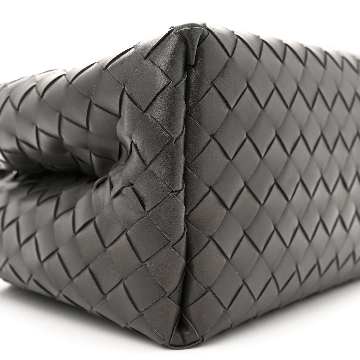 Nappa Intrecciato New Roma Tote Grey