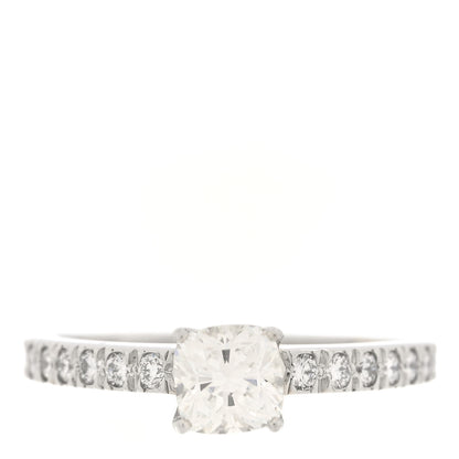 Tiffany Platinum Diamond .43ct Novo Cushion Cut Engagement Ring 46 3.75 1 of 4