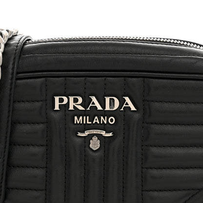 Prada Soft Calfskin Diagramme Camera Bag Black 8 of 12