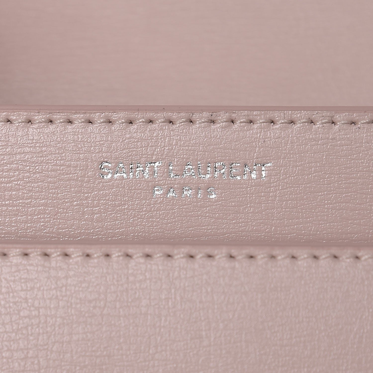 Saint Laurent Calfskin Medium Monogram Sunset Marble Pink 7 of 10