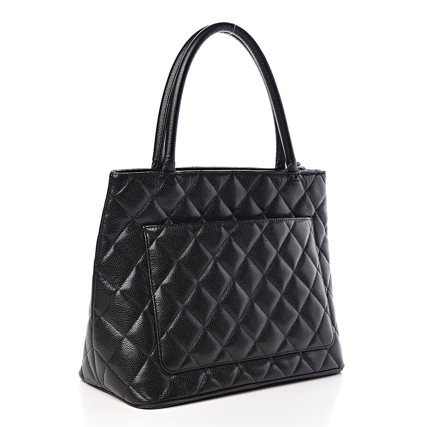 Chanel Caviar Quilted Medallion Tote Black 3 of 15