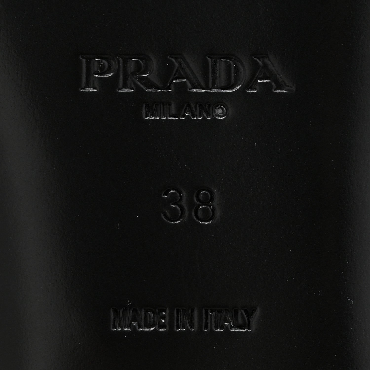 Prada Metallic Calfskin Metal Triangle Logo Ankle Strap Ballerinas 37 Platino 6 of 13