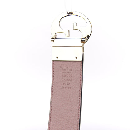 Gucci Calfskin 1973 Reversible Belt 90 36 Black Pink 5 of 7