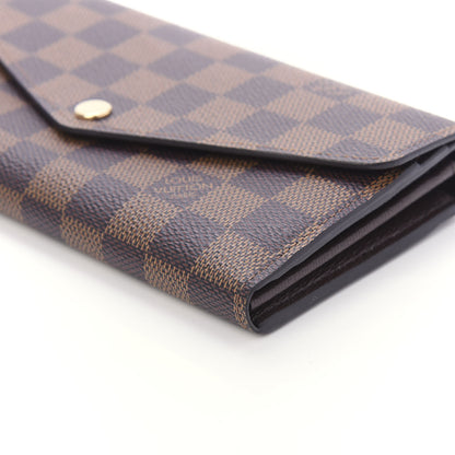 Louis Vuitton Damier Ebene Sarah Wallet NM 7 of 9