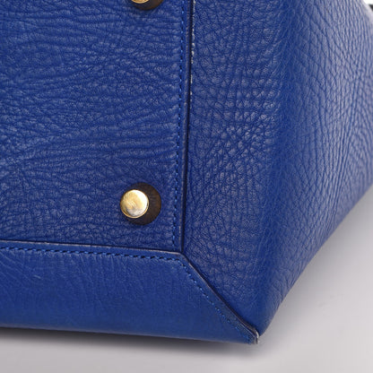 Celine Elephant Calfskin Mini Tri-Color Belt Bag Indigo 15 of 15