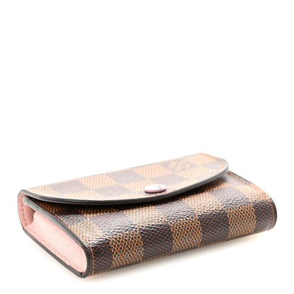 Louis Vuitton Damier Ebene Rosalie Coin Purse Rose Ballerine 4 of 7