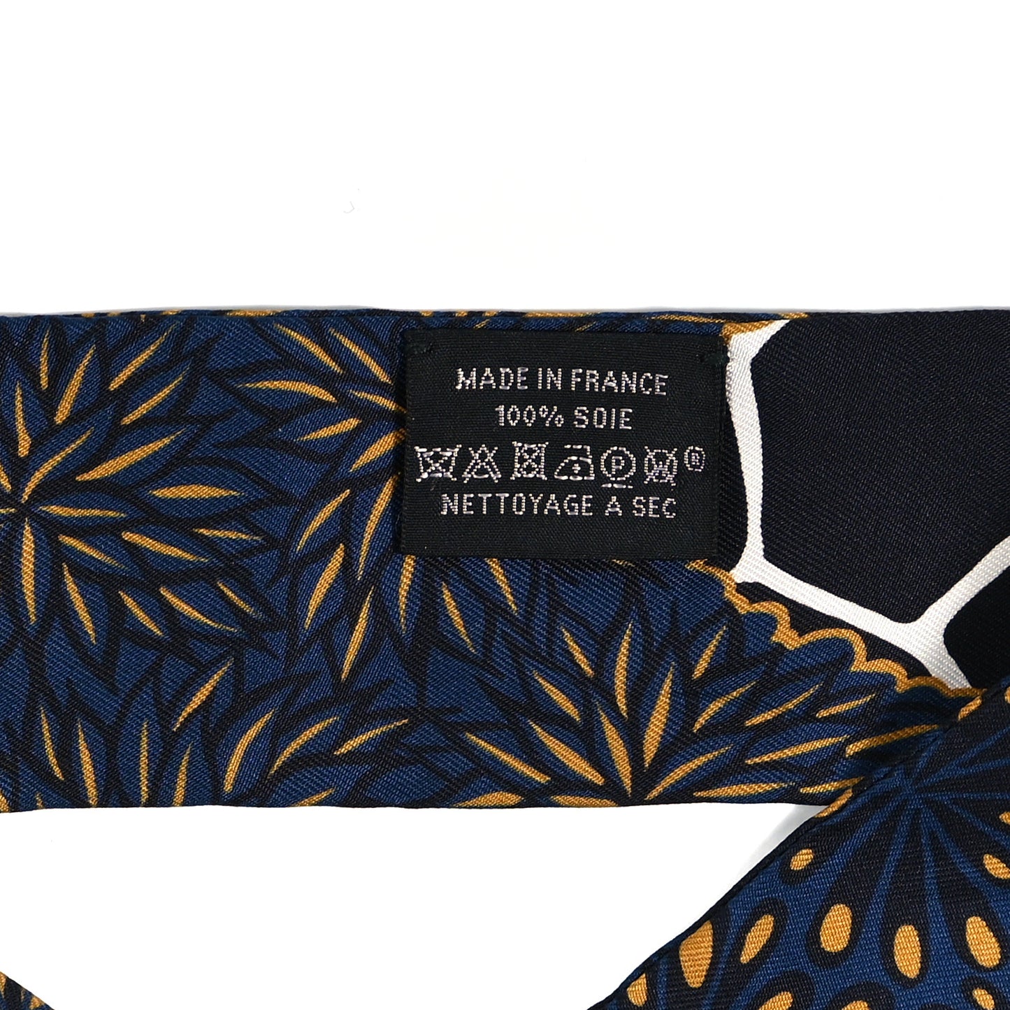 Silk Three Graces Twilly Black Gold Taupe