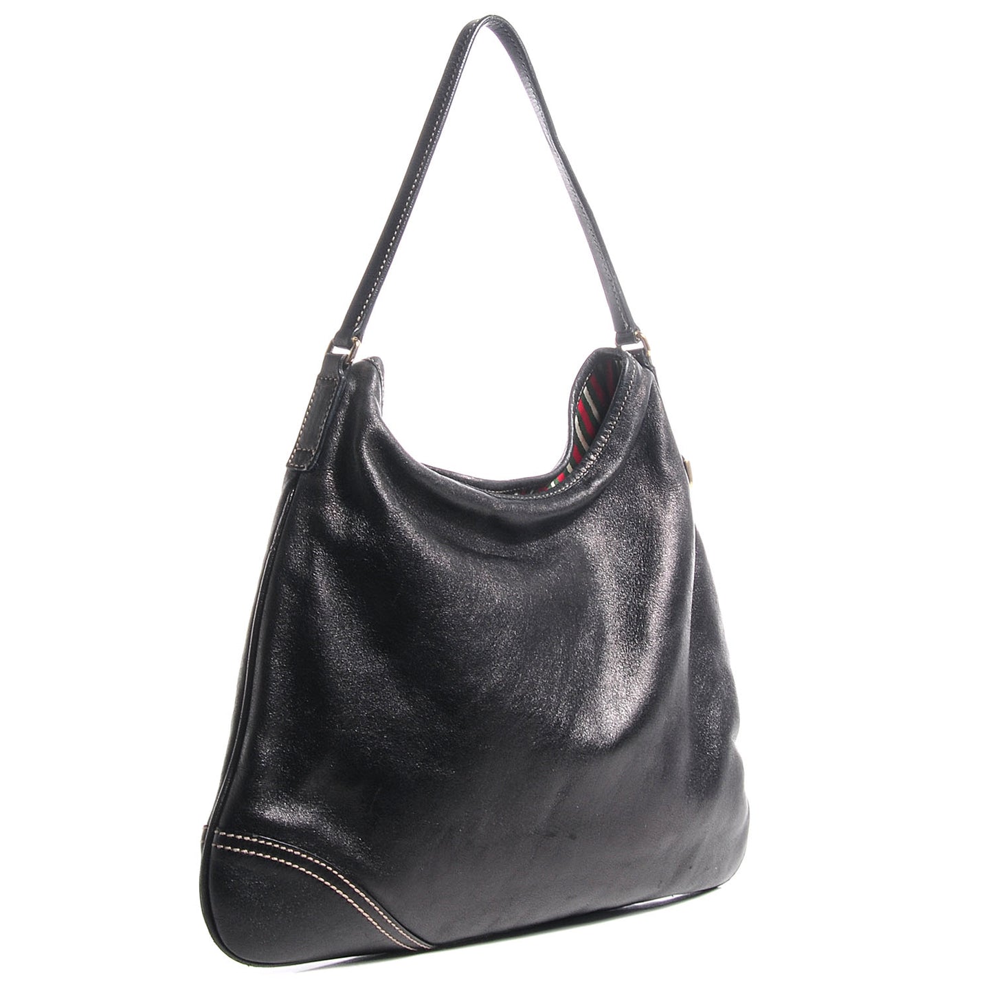 Leather New Britt Medium Hobo Black