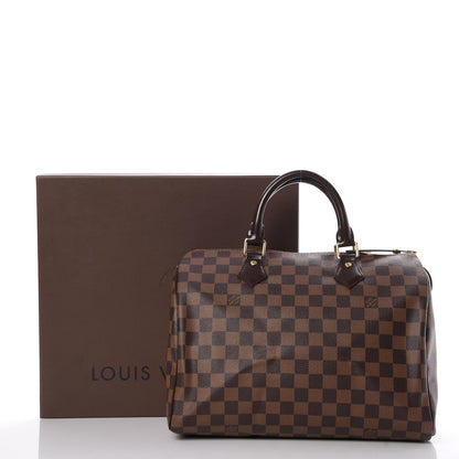 Louis Vuitton Damier Ebene Speedy 30 9 of 9