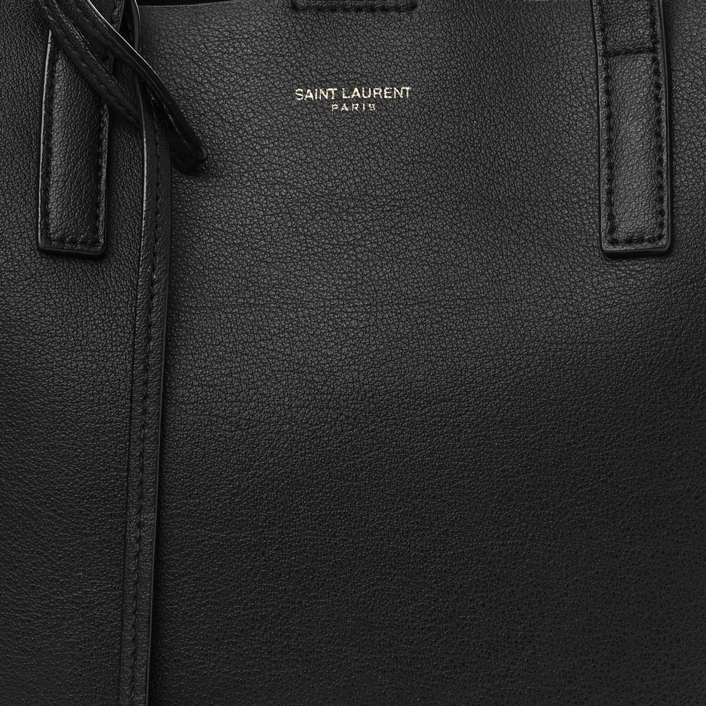 Calfskin Toy Shopping Tote Black