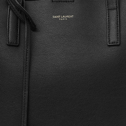 Saint Laurent Calfskin Toy Shopping Tote Black 8 of 11