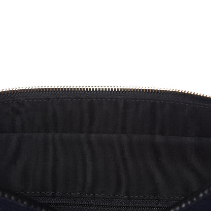 Chanel Wool Embroidered Medium Gabrielle Hobo Dark Navy Blue 14 of 14