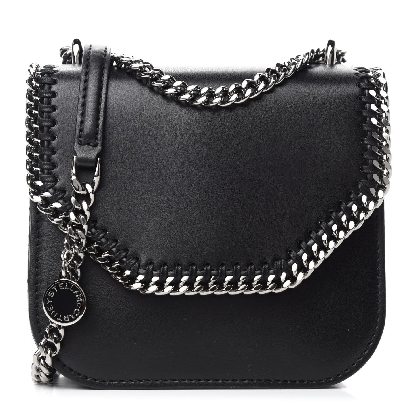 Eco Alter Nappa Medium Falabella Box Shoulder Bag Black