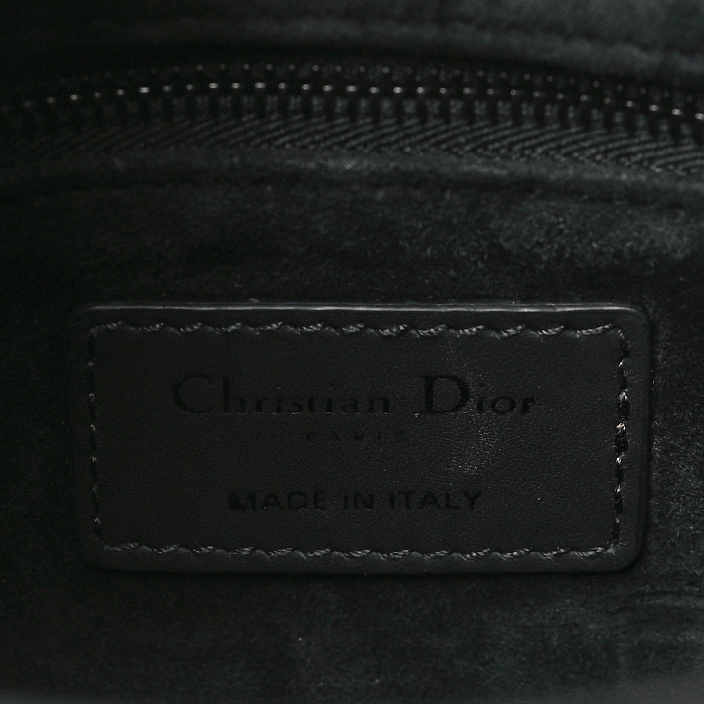 Ultra Matte Calfskin Cannage Small My ABCDior Lady Dior Black