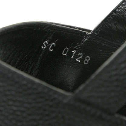 Louis Vuitton Grained Calfskin Horizon Platform Sandals 40 Black 15 of 18