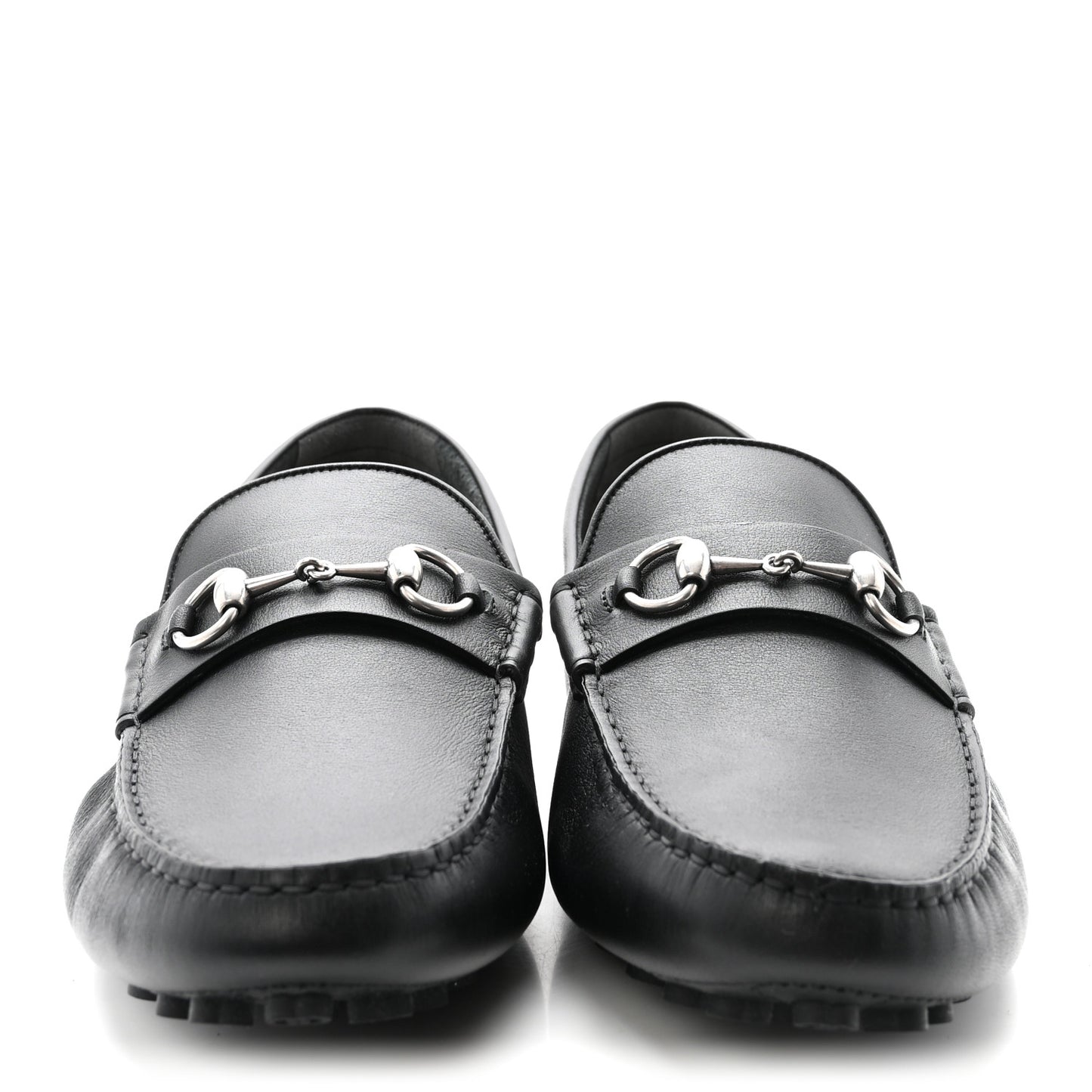 Soft Clove Calfskin Mens Horsebit Driver Loafers 11 Black