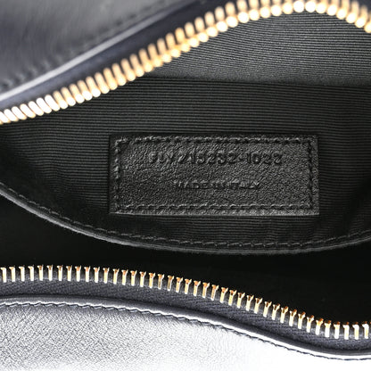 Saint Laurent Calfskin Matelasse Monogram Lou Camera Bag Deep Marine 7 of 10