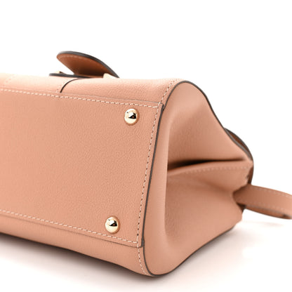 Delvaux Grained Calfskin Mini Brillant Satchel Nude 11 of 12
