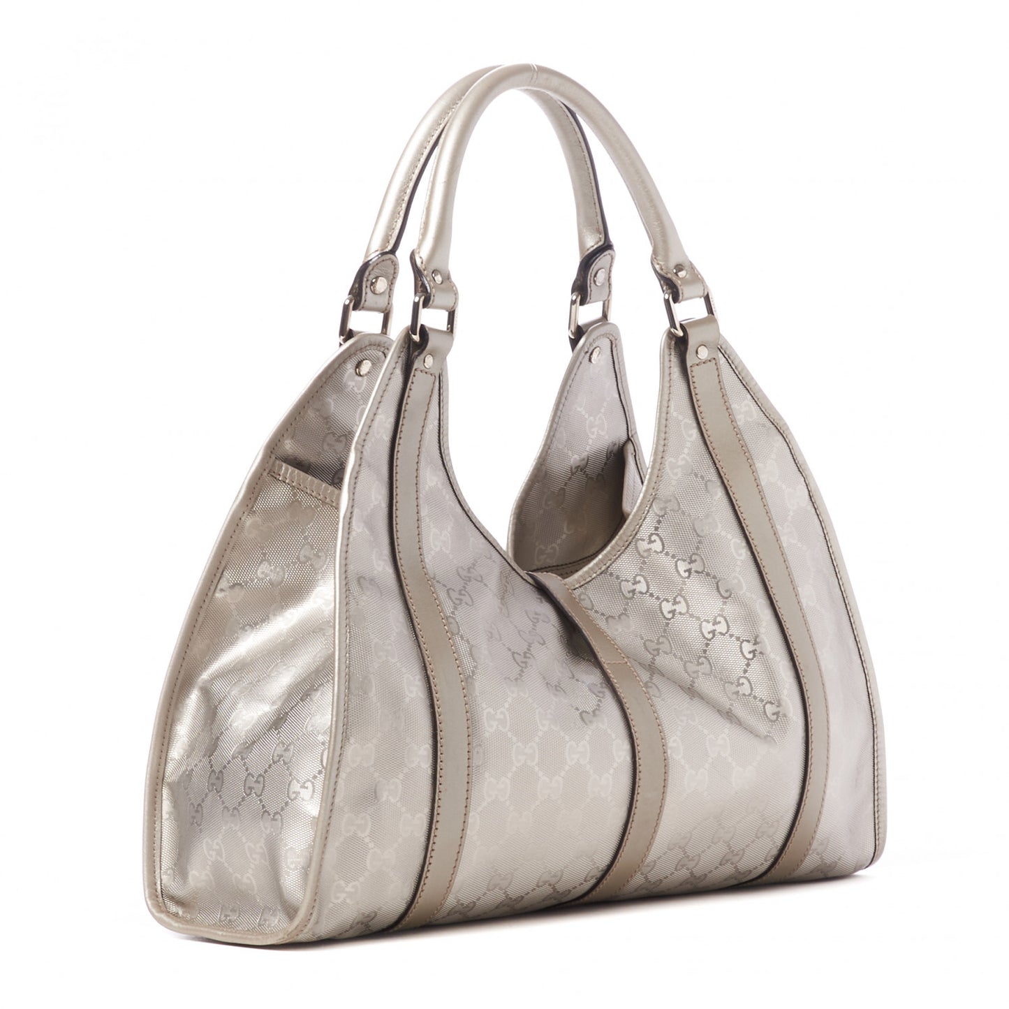 Imprime Monogram Medium Joy Shoulder Bag Silver