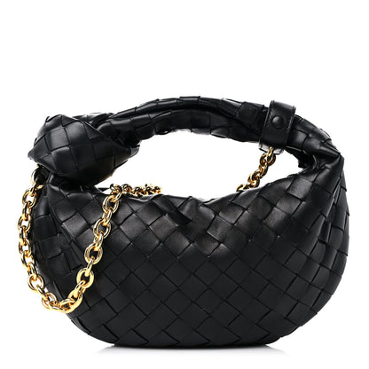 Bottega Veneta Nappa Intrecciato Mini Chain Jodie Black 1 of 8
