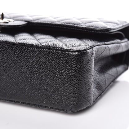 Chanel Caviar Quilted Medium Double Flap Black 7 of 10