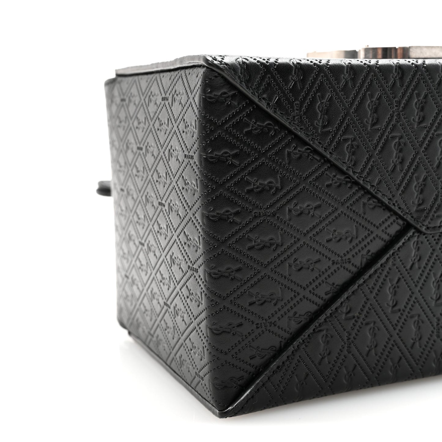 Calfskin Monogram Take Away Box Black