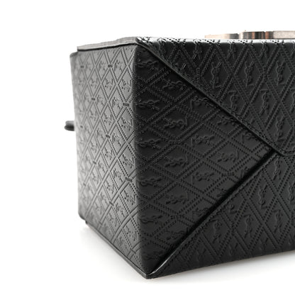 Saint Laurent Calfskin Monogram Take Away Box Black 8 of 10