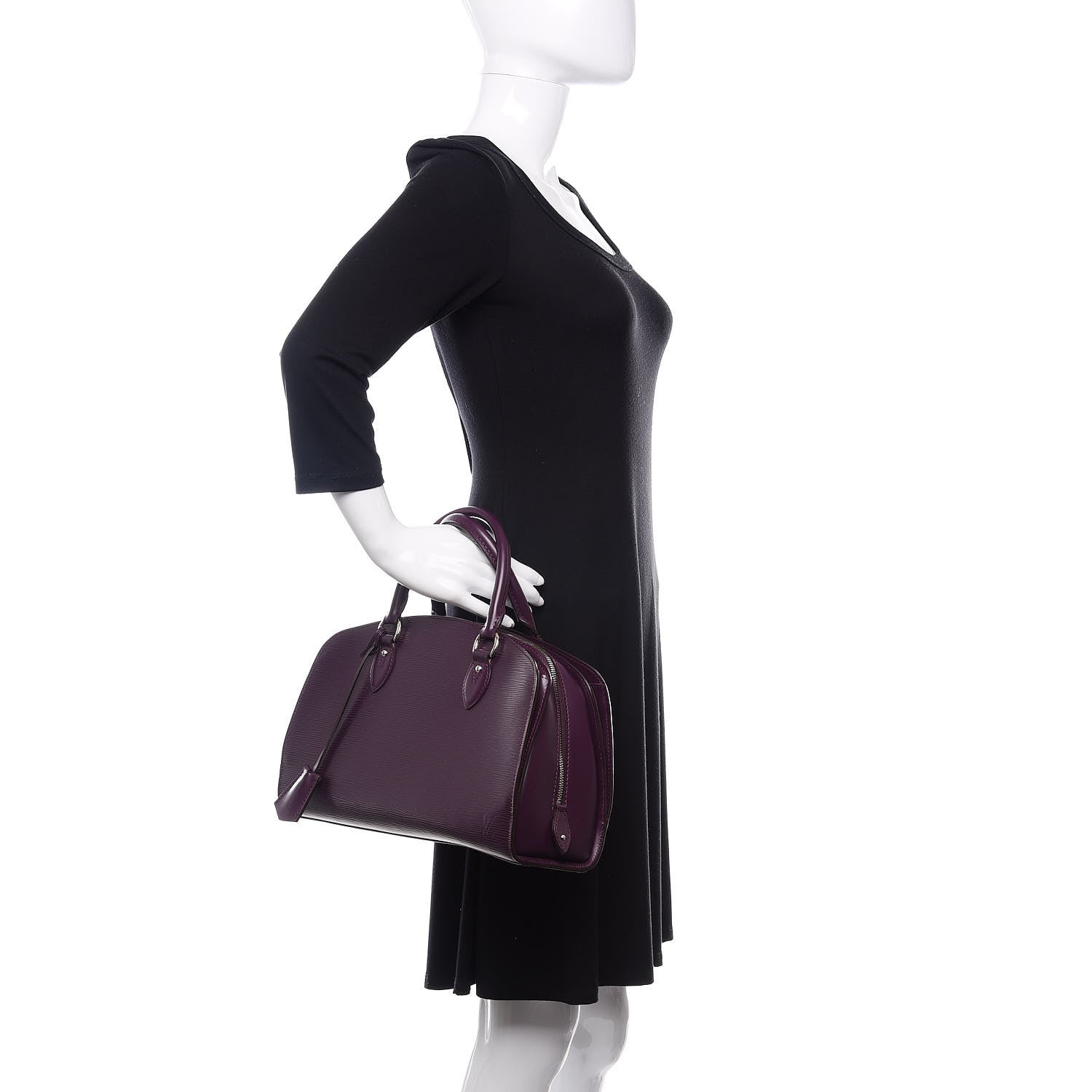 Louis Vuitton Epi Pont-Neuf PM Cassis 2 of 9