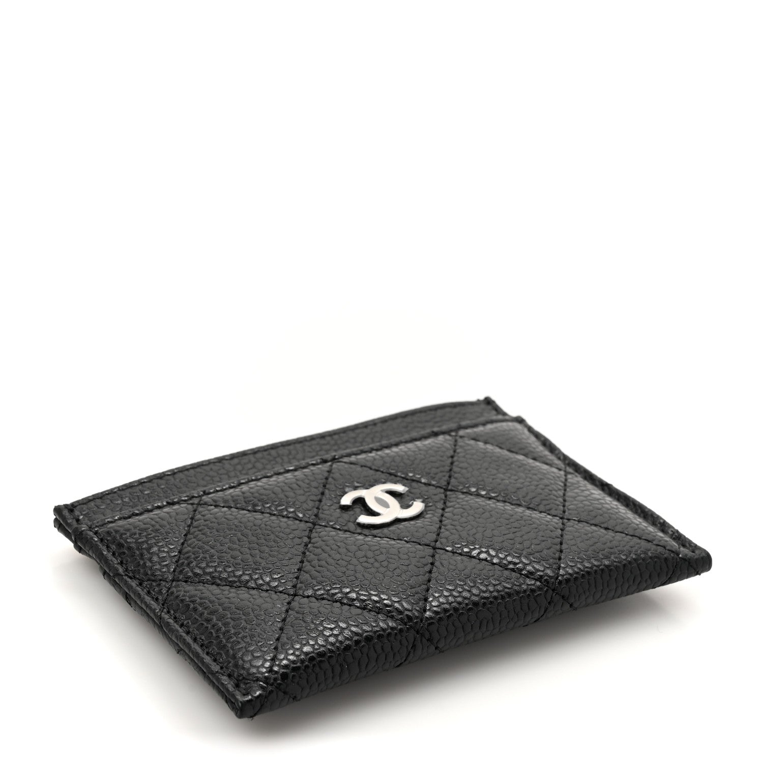 Chanel Caviar Quilted Card Holder Black 4 of 9