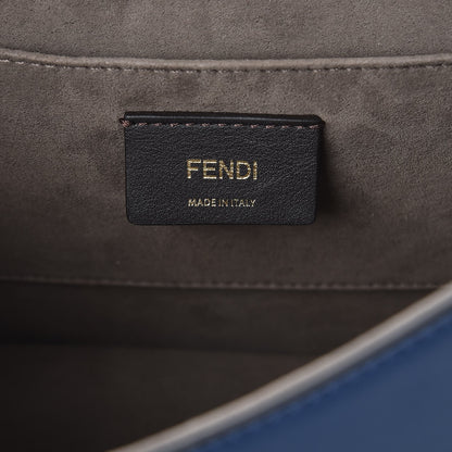 Fendi Vitello Century Opaco F is Fendi Kan I Shoulder Bag Blu Scuro 8 of 10