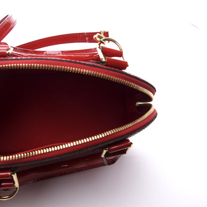 Louis Vuitton Vernis Alma BB Cherry 4 of 10