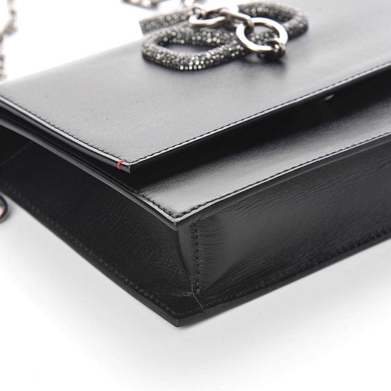 Valentino Garavani Calfskin VCase Shoulder Bag Black 9 of 9