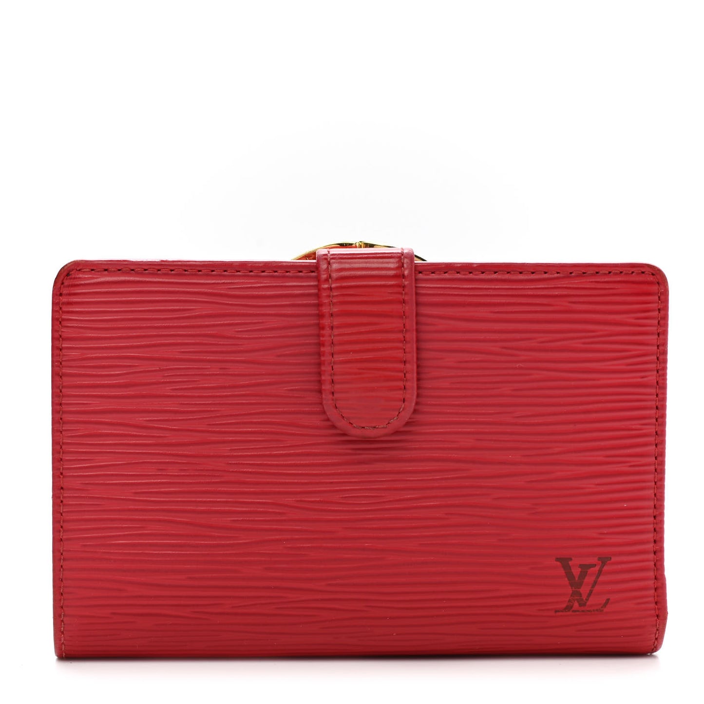 Epi French Purse Wallet Castillan Red
