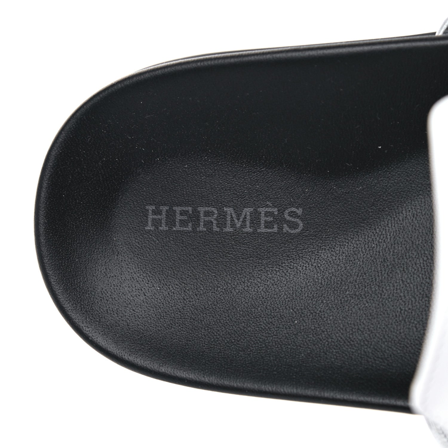 Hermes Calfskin Womens Empire Sandals 38.5 White 7 of 9