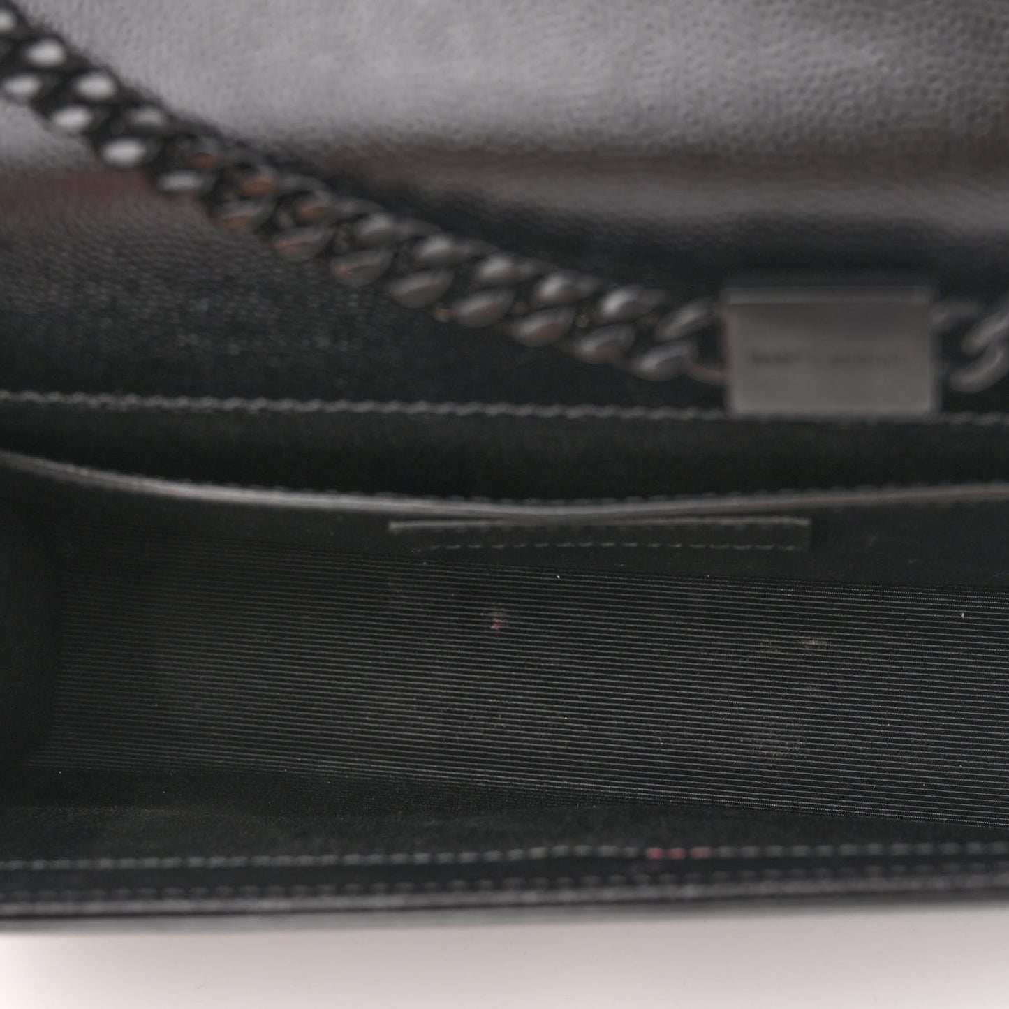 Grain De Poudre Small Monogram Kate Satchel Black
