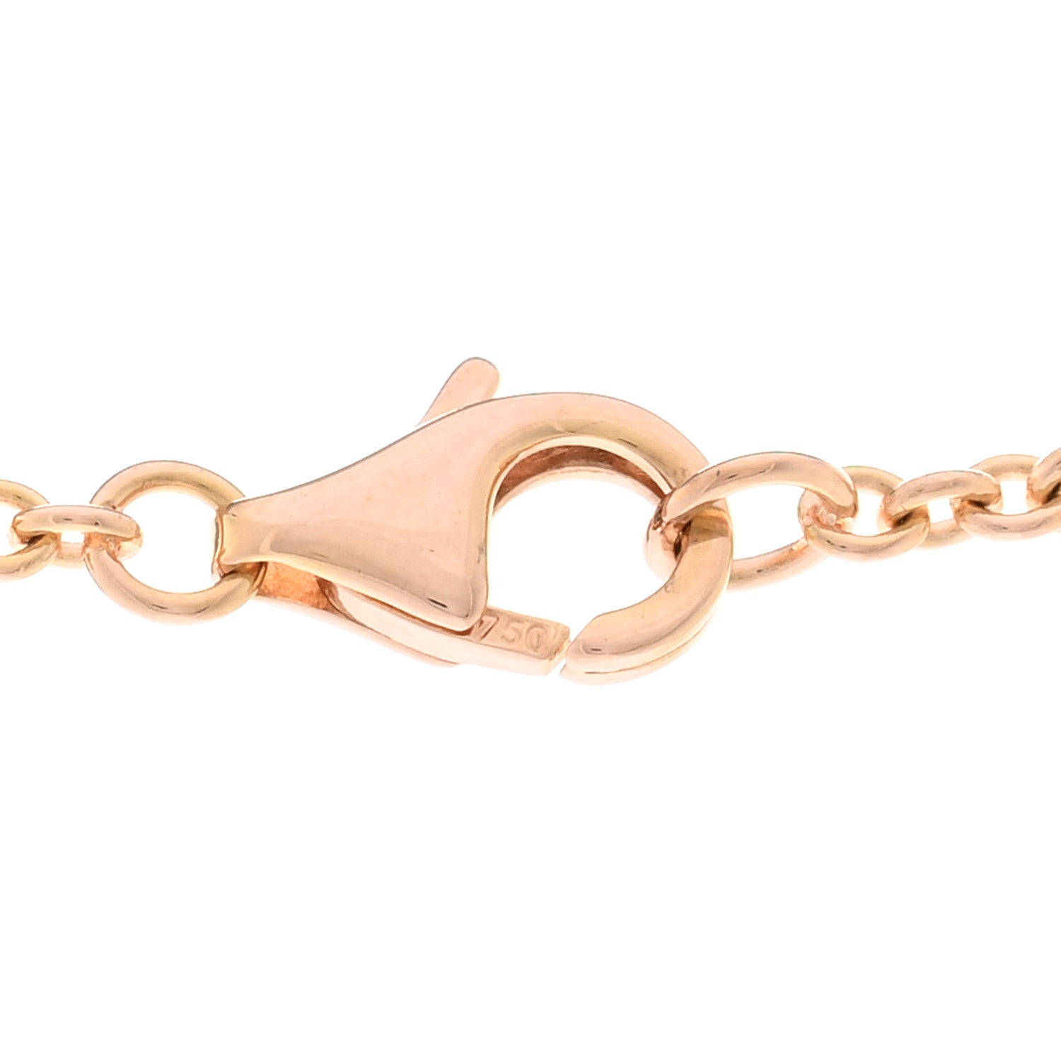 Cartier 18K Pink Gold Interlocking LOVE Necklace 4 of 6