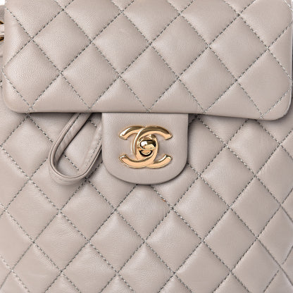 Chanel Calfskin Quilted Mini Urban Spirit Backpack Grey 8 of 10